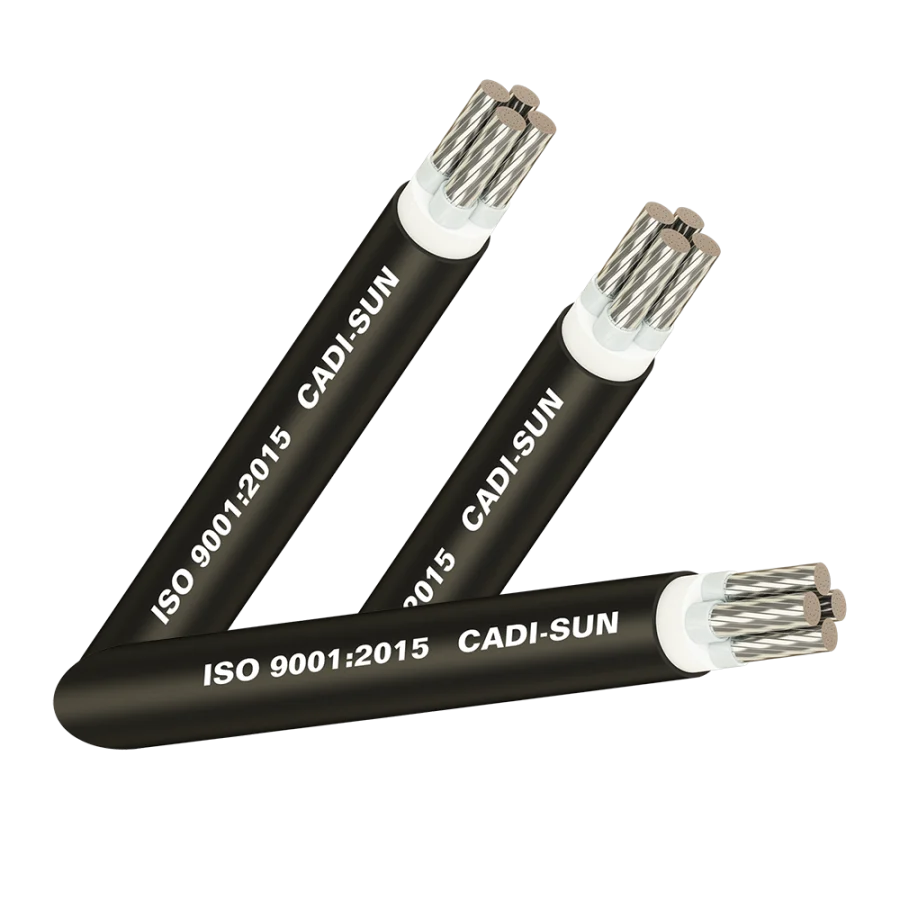 Cáp nhôm 4 ruột, cách điện XLPE, vỏ bọc PVC - AXV 4x