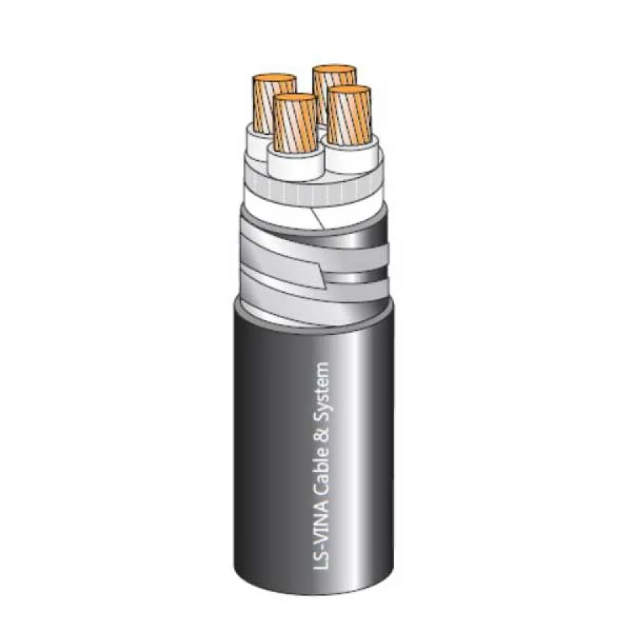 Cáp 4 lõi cách điện LS VINA XLPE 0.6/1(1.2)kV